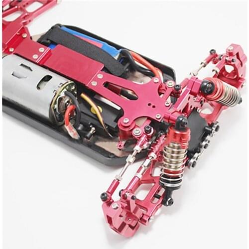 Metal Front Rear Swing Arm Base C Seat Wheel Steering Seat Gear RC Car Assembly Set for 1/14 Wltoys 144001 RC Car Upgrade Part