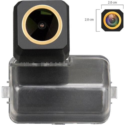 Misayaee Golden HD Car Rear View Reverse Camera Plate Light for Skoda Kodiaq 2017 2018