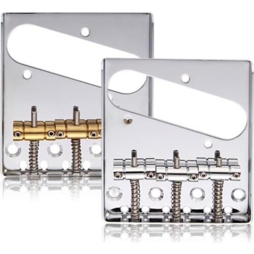 New Vintage Tele Ashtray Style Electric Guitar Bridge 6 Saddles For Telecaster Guitars Accessories Musical Instrument Supplies