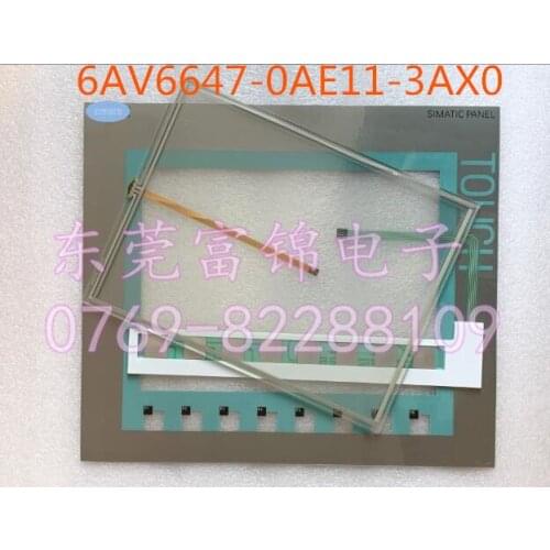 Touch screen for 6AV6647-0AE11-3AX0 6AV6 647-0AE11-3AX0 6AV6647-0AF11-3AX0 6AV6 647-0AF11-3AX0 KTP1000 with Membrane keypad