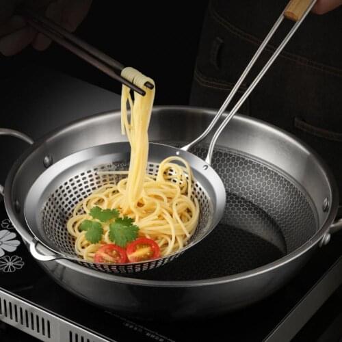 Food Filter Mesh Sieve Portable Lightweight Anti-rust Strainer Stainless Steel Mesh Colander Food Filter Sieve for Home