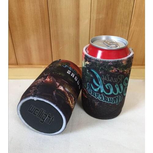 100pcs/lot Custom Design Neoprene Stubby Holders Beer Can Cooler Bag For Wedding Gifs Promotional Cooler Bags Thermal Ice Packs