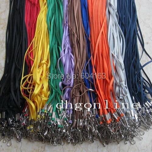 100 PCS Neck Lanyard ID Card Badge Holder Strap for Reel RETRACTABLE YOYO MMM Free ship