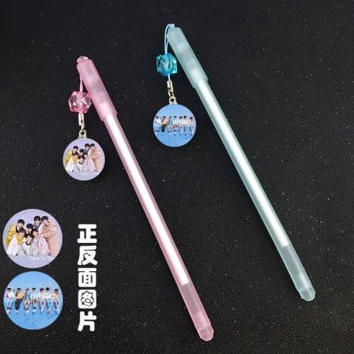 2PC Times Youth League TNT Pendant Pen Liu Yaowen,Ma Jiaqi,Song Yaxuan,Ding Chengxin Sign Pen Cheer Star Gel Pen School Supplies