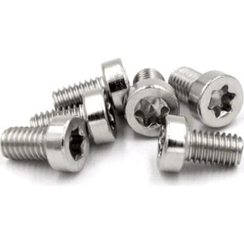 20pcs M2.5 stainless steel star hexagonal anti-theft cylindrical head plum screw bolt tamper-proof screws bolts 4mm-12mm length