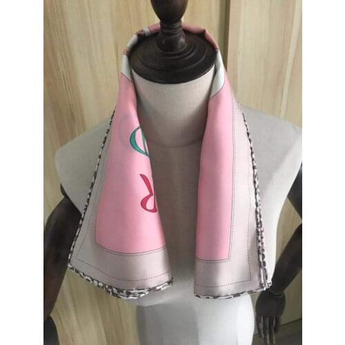 2021 new arrival elegant 70*70 cm scarves 100% pure silk twill hand made roll shawl wrap for women high quality
