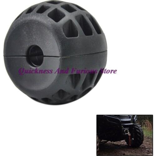 8mm Trachea positioning ball Winch Guard Cable Stop ATV UTV Commander Hook Stopper Line Save Winch Stopper Cable Stopper