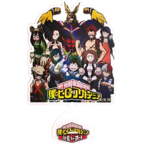 My Boku no Hero Academia Midoriya Izuku Bakugou Katsuki All Might Ochako Tenya Shouto acrylic standee figurines cake topper