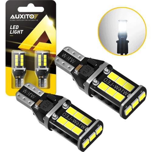 AUXITO 2x T16 Led W16W T15 Led Canbus for Nissan Altima 2005 Qashqai J11 J10 Almera Primera Pathfinder Car Backup Reverse Lights