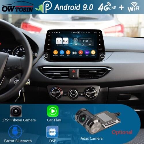 9" IPS Octa Core 4G+64G Android 9.0 Car Multimedia For Hyundai Celesta Elantra 2017 2018 Radio GPS Navi DSP CarPlay Parrot BT