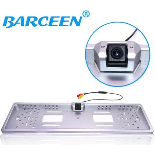 Free Shipping 100% Full HD Colorful Night Vision European License Plate Rear View Camera European Cars Factory price promotion