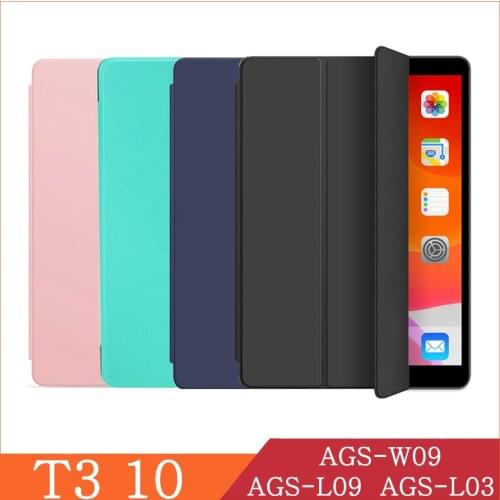 Tablet Case for Huawei MediaPad T3 10 AGS-W09 AGS-L09 AGS-L03 Protective Fundas Ultra Slim Cover for MediaPad T3 9.6 Stand Coque