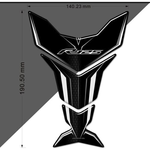 For Yamaha YZF R125 R 125 Tank Pad Protector Decal Stickers Emblem Badge Logo TankPad Motorcycle 2014 2015 2016 2017 2019 2020