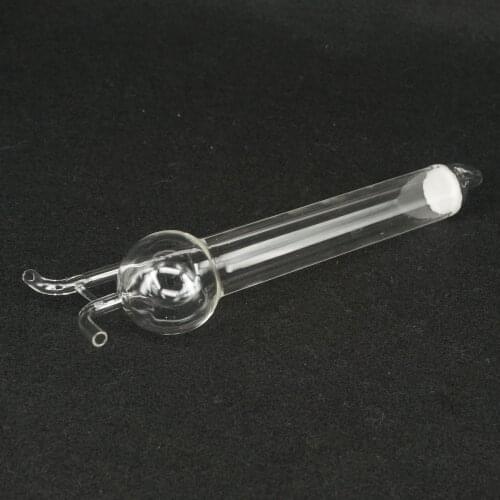 75ml Lab Clear Glass Porous Absorbing Tube U-shape Gas Sampling Bottle Air Collector