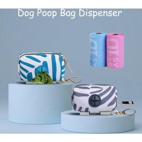 Pet Puppy Cat Pick Up Poop Bag Dispenser Portable Dog Poop Waste Bag Holder Outdoor Pets Supplies Garbage Bags Dispenser Dog Bag