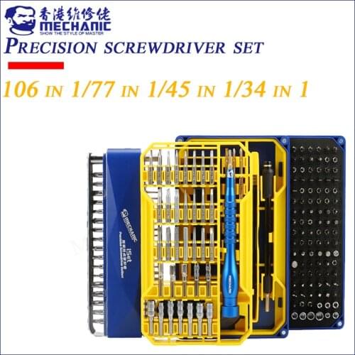 MECHANIC Multifunctional mobile phone repair screwdriver clock computer for iPhone disassembly tool screwdriver glasses cross