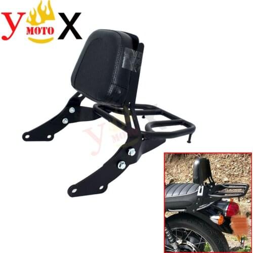 New Motorcycle Rear Luggage Rack Cargo Carrier Support Backrest Sissy Bar For Triumph Bonneville T100 T120 Street Twin 2016-2020