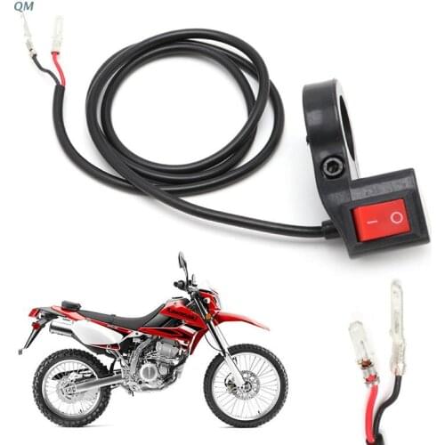 New 7/8'' Motorcycle Bike Scooter Handlebar ON-OFF Head Fog Spot Light Switch 13MF