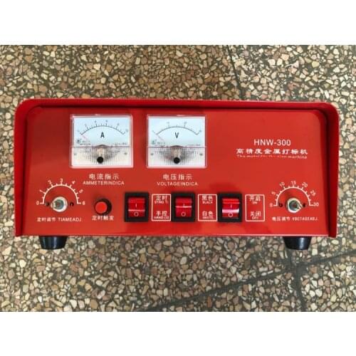 New Electrochemical Etching Machine Marking Pattern On Metal Steel 300W 0.6-10S HNW-300