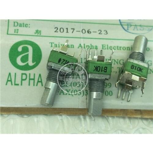 Original new 100% RD901F 7J4-5 09 TYPE vertical single potentiometer B10K handle length 15MMF step 4 points (SWITCH)