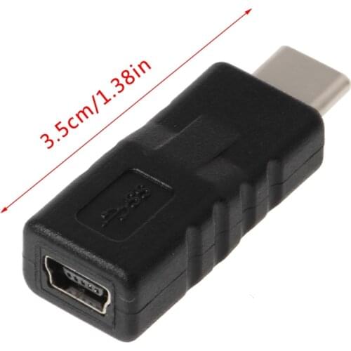 Type C Male To Mini USB Female Converter Adapter For Samsung S8 Note8 Xiaomi5 6