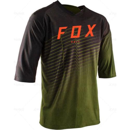 2021 Racing Downhill Jersey Mountain Bike Motorcycle Cycling Crossmax Shirt Ciclismo Clothes For Men MTB Jersey MX HPIT FOX DH