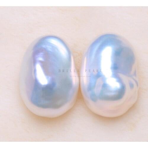 BaroqueOnly 5A natural Pearl super mini size irrgular shape white color HIGH QUALITY DIY earrings making Gift for woman BZD