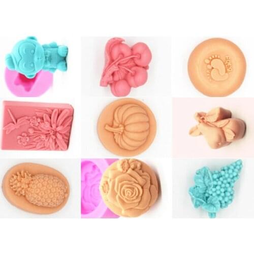 Silicone mould handmade soap seriers Cake Mold Baking tools