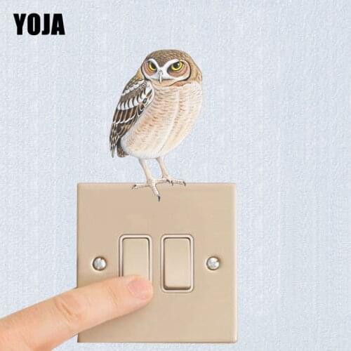 YOJA Mysterious Owl Decor Switch Living Room Bedroom Wall Personalized 10SS0295