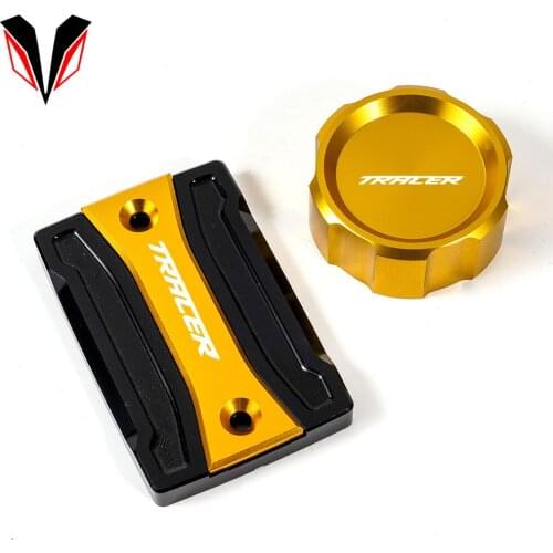 Motorcycle CNC Rear & Front Brake Fluid Cylinder cover Reservoir Cap For Yamaha TRACER 900gt 700 GT 700GT 900GT TRACER MT09 MT07