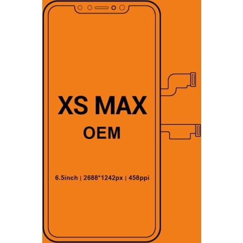 For Tianma OLED OEM Display For iPhone X S Max LCD Touch Screen With Digitizer Replacement Assembly Parts Black