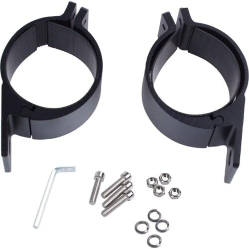 2x LED Bar Roll Bull Mount Bracket Clamps Offroad Work Light, 3 Inch (76-81Mm)