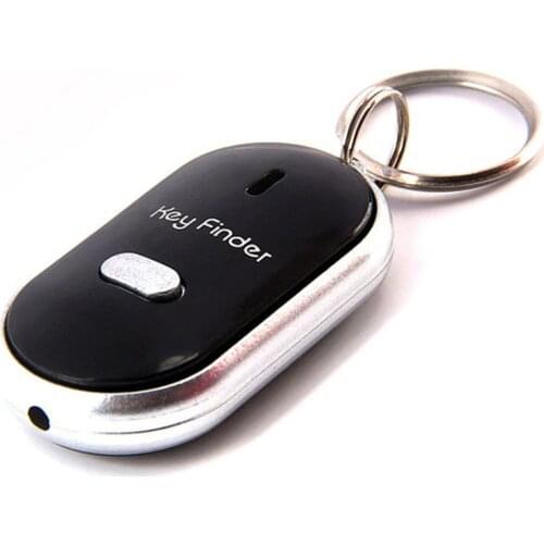 Wireless Whistle Key Finder Keychain For Women Men Anti-Lost Device Keyrings Electronic Anti-Theft Ellipse Plastic Key Search