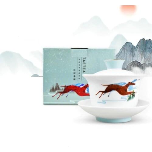 Tea Tureen TAETEA GaiWan Tea Cup Porcelain Dayi "Wang Shi" Teawares Teatools Teasets 150ml
