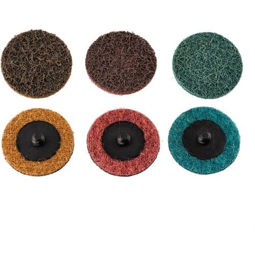 DZQ 45pcs Quick Change Discs Surface Conditioning with a 1/4 Inch Holder Aluminum Oxide Used for Deburring, Finishing, Grinding