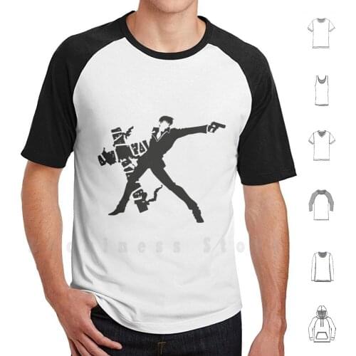 Wolfwood T Shirt Cotton Men DIY Print Anime Cartoon Minimal Minimalist People Style Trigun Typhoon Cinemalize Nicholas