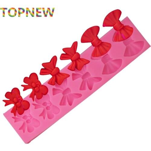Bow Ties Silicone Mold Chocolate Fondant Cake Decoration Baking Tool