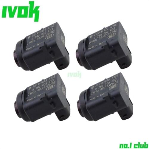 Set (4) Sensors Assy, Parking Backup Radar Sensors For Saab Fiat 735447873 735447873A152