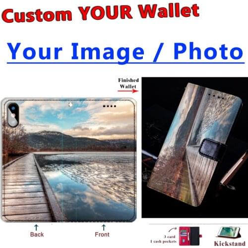 Fujitsu arrows BZ02 Custom picture Leather Flip Wallet Phone Purse Cover Case Coque Shockproof PERSONALIZED PHOTO WALLET