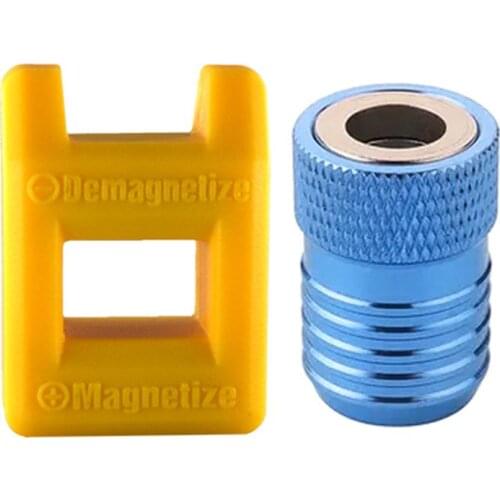 Magnetic Ring Strong Magnetizer with Demagnetizer Set for Screwdriver Bits Screw Driver Pick Up Tools