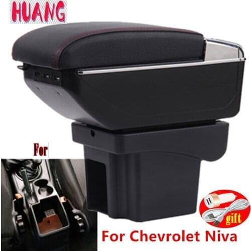 For Chevrolet NIVA Armrest For Chevrolet Niva 1 Car Armrest box Storage box car Interior accessories Charging with USB