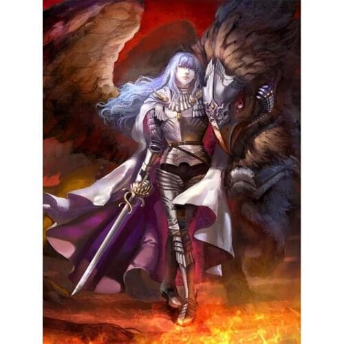 Full Square/round Diamond 5D DIY Diamond Painting Berserk Embroidery Cross Stitch Rhinestone Mosaic Home Decor