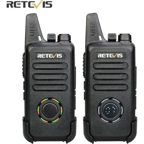 RETEVIS RT22S Handsfree Walkie Talkie 2pcs RT22 Upgrade VOX Hidden Display Two-way Radio Transceiver Walkie-talkies Travel/Camp