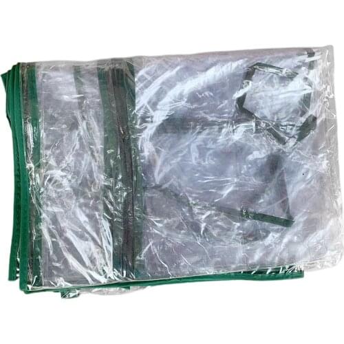 Clear Heavy Duty PVC 4 Tier Plant Greenhouse Replacement Cover fits for Mini Walk-in Greenhouse
