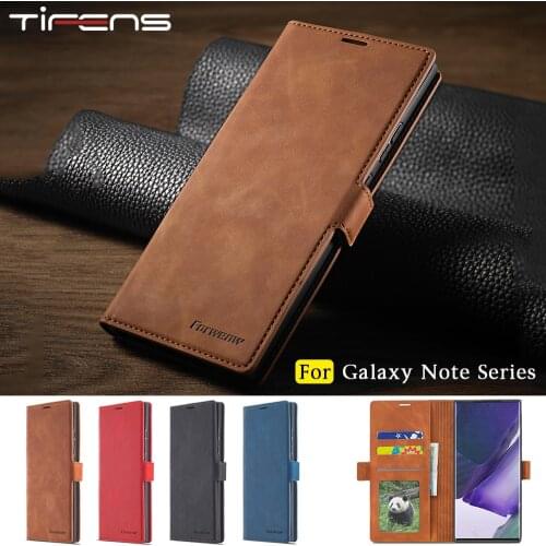 Luxury Leather Magnetic Case For Samsung Galaxy Note 20 10 Ultra Note10 Plus Flip Wallet Card Slot Stand Phone Bags Cover Coque