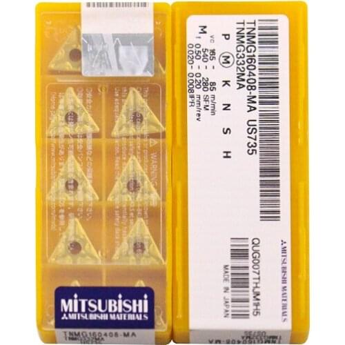 TNMG160408-MA US735 100% Original carbide insert with the best quality 10pcs/lot free shipping