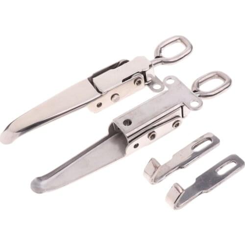 High Quality 2x Truck Trailer Steel Hasp Finish Door Gate Lock