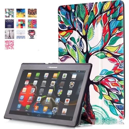 High quality Ultra slim thin cover case for Tab2 A10-30 Leather cover case funda for lenovo tab 2 X30F a10-30 10.1" tablet