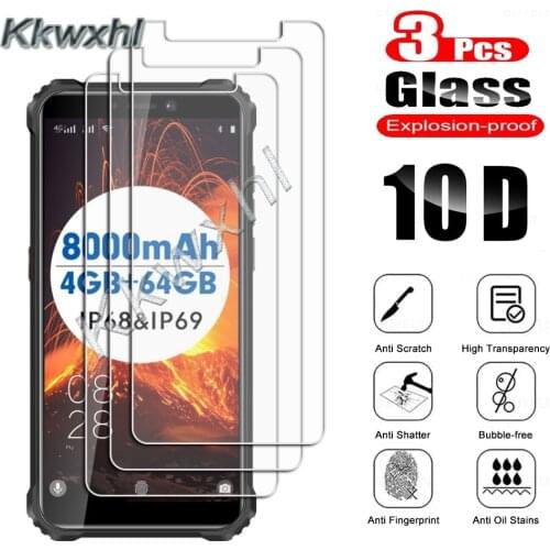 3PCS Tempered Glass For Oukitel C19 C21 C23 Pro K15 Plus WP12 WP9 C18 C21 WP10 5G WP5 WP8 WP6 Protective Screen Protector Film