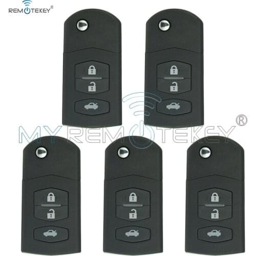 Replacement remote key transmitter shell 3 button VISTEON tr for Mazda 6, 3 remtekey